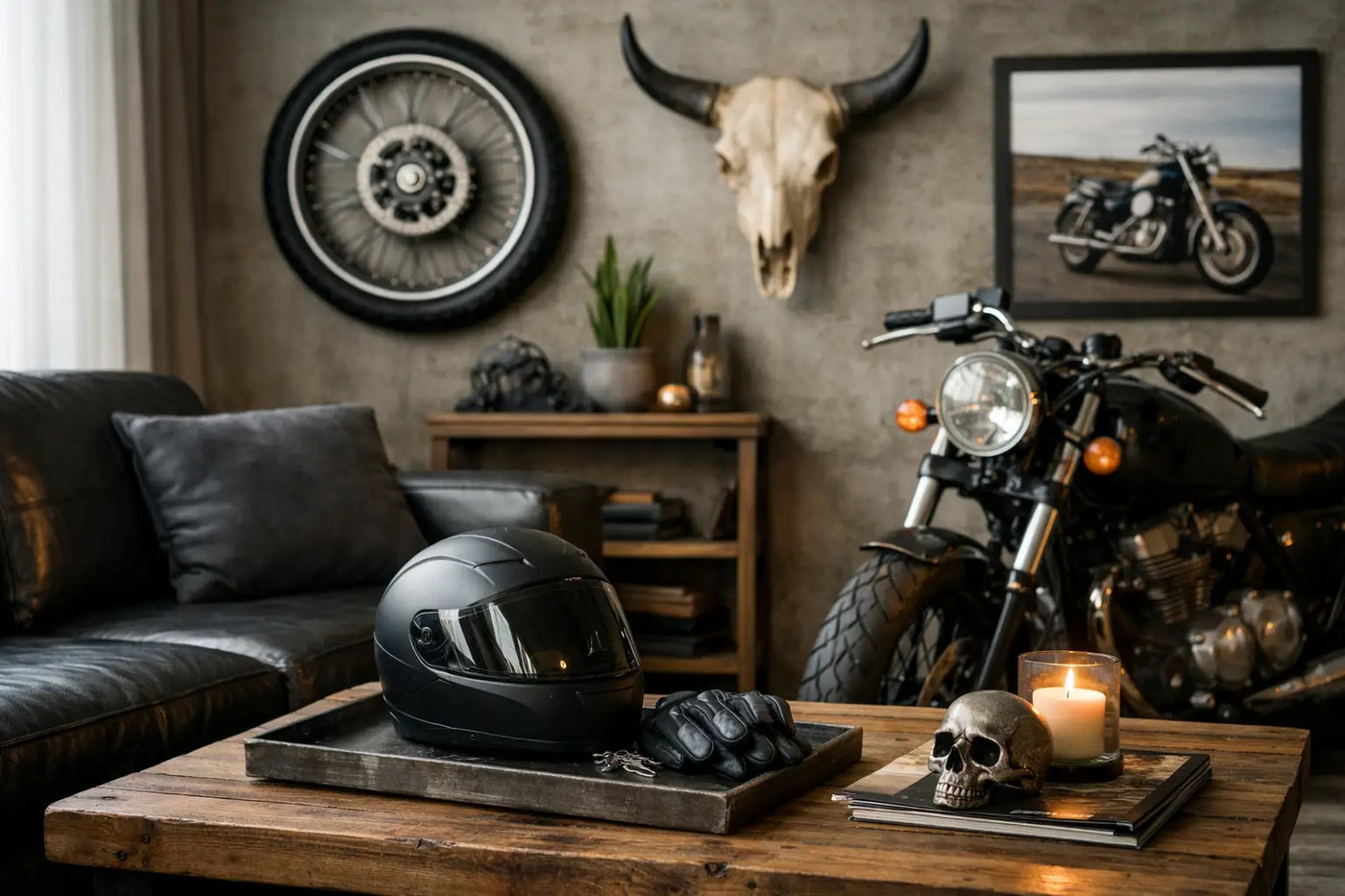 Biker Home Decor That Actually Looks Good