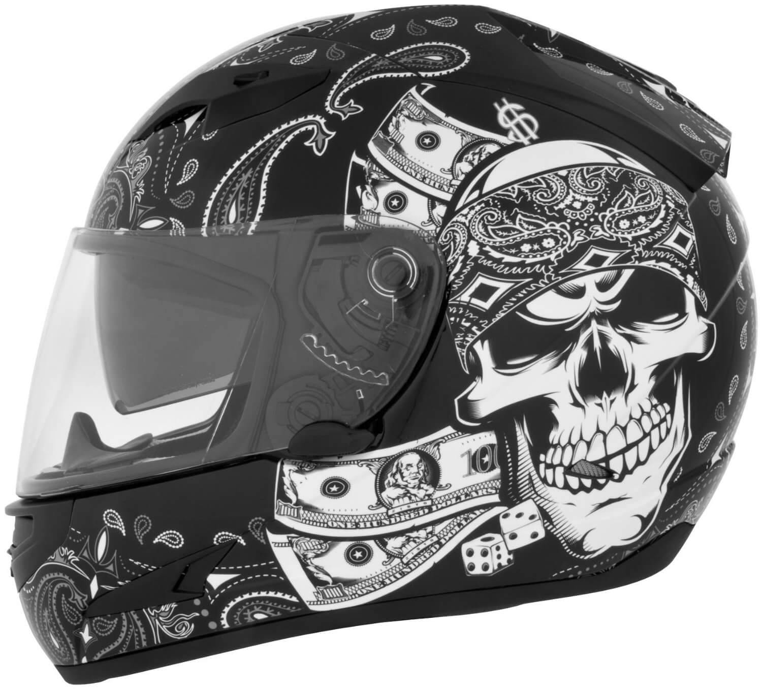 full face motorcycle skull helmets Scorpion EXO Covert FX Helmet Graphite / XL and more stable ride 10 Helmets with Skull Designs