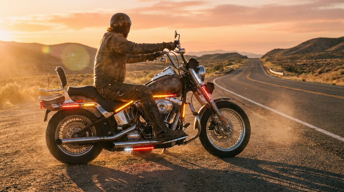 Motorcycle Strobe Lights: Types, Legality and How to Install