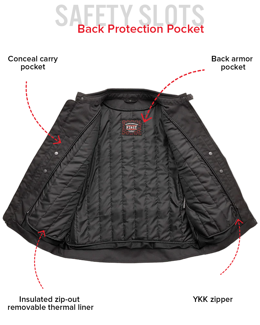 Venture Men's Cordura Textile Jacket Men's Jacket First Manufacturing Company