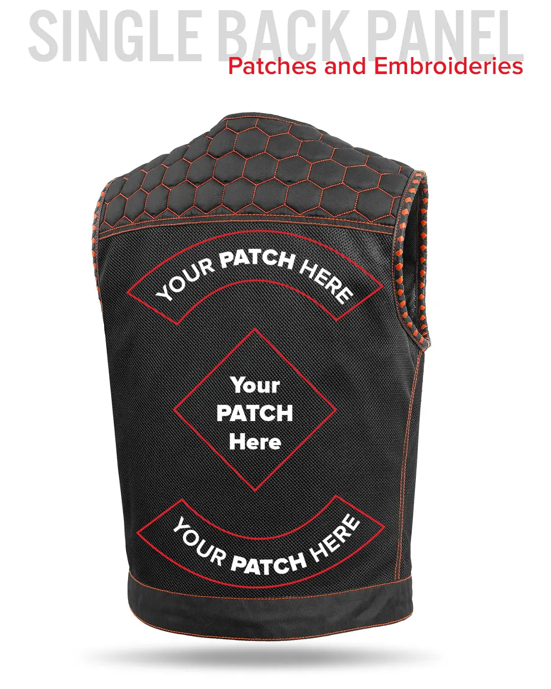 Hornet Moto Mesh Men's Club Style Vest