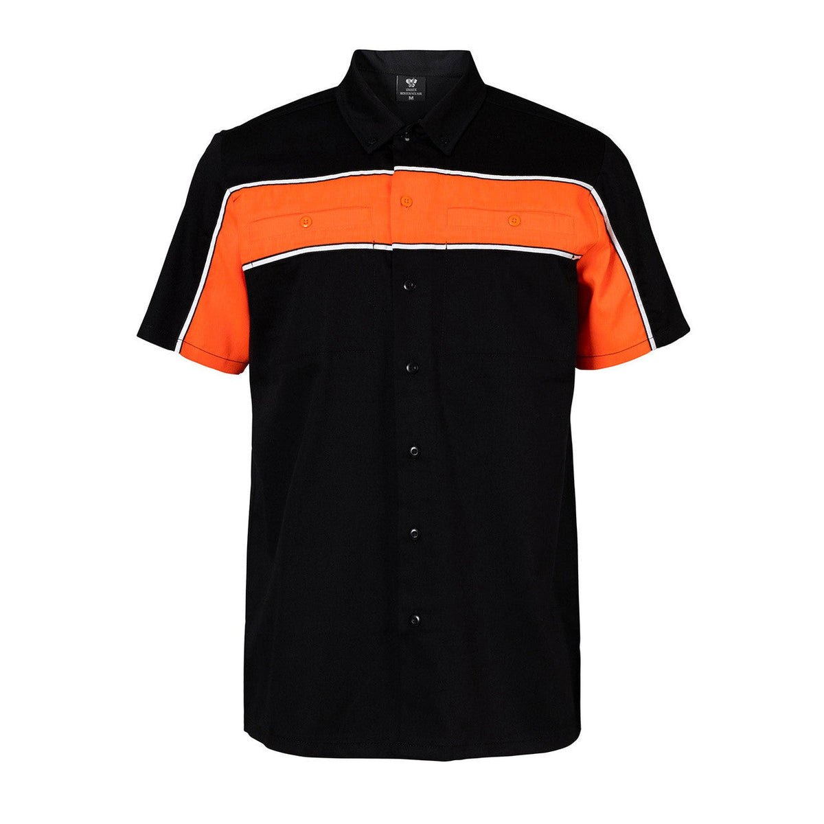 Vance Men's Classic Button Front Pit Shirt