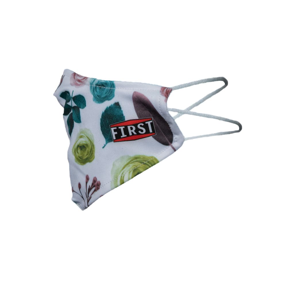 2-Ply Brown/Green Floral Reusable Non-Medical Breathable & Elastic Ear Bands Face Masks (5-Pcs Pack) Face Mask Accessories
