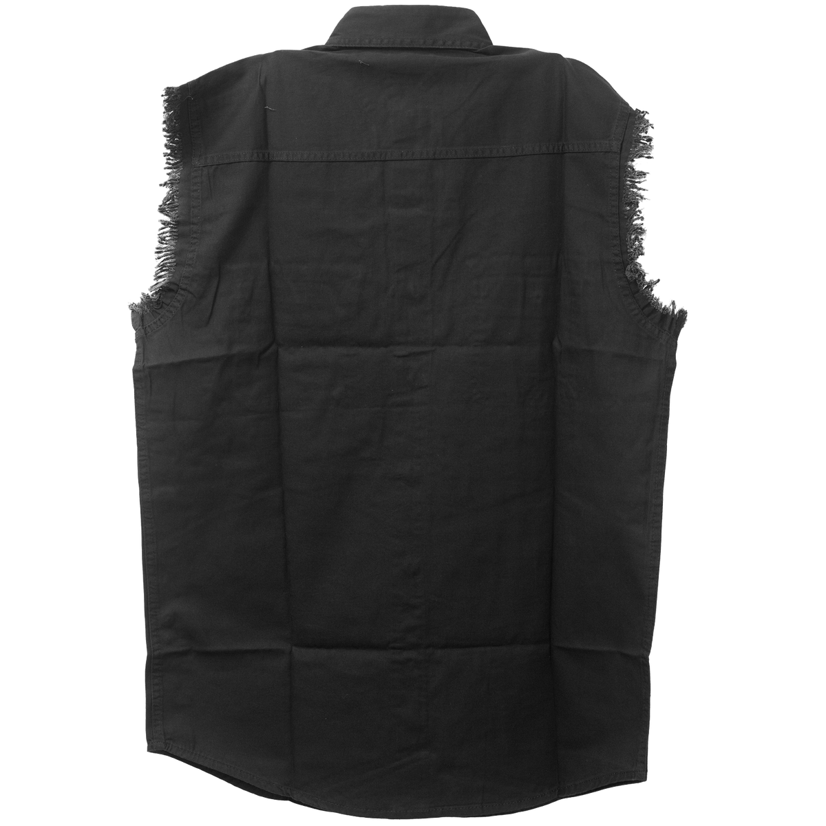 Mens Cutoffs Black Shirt