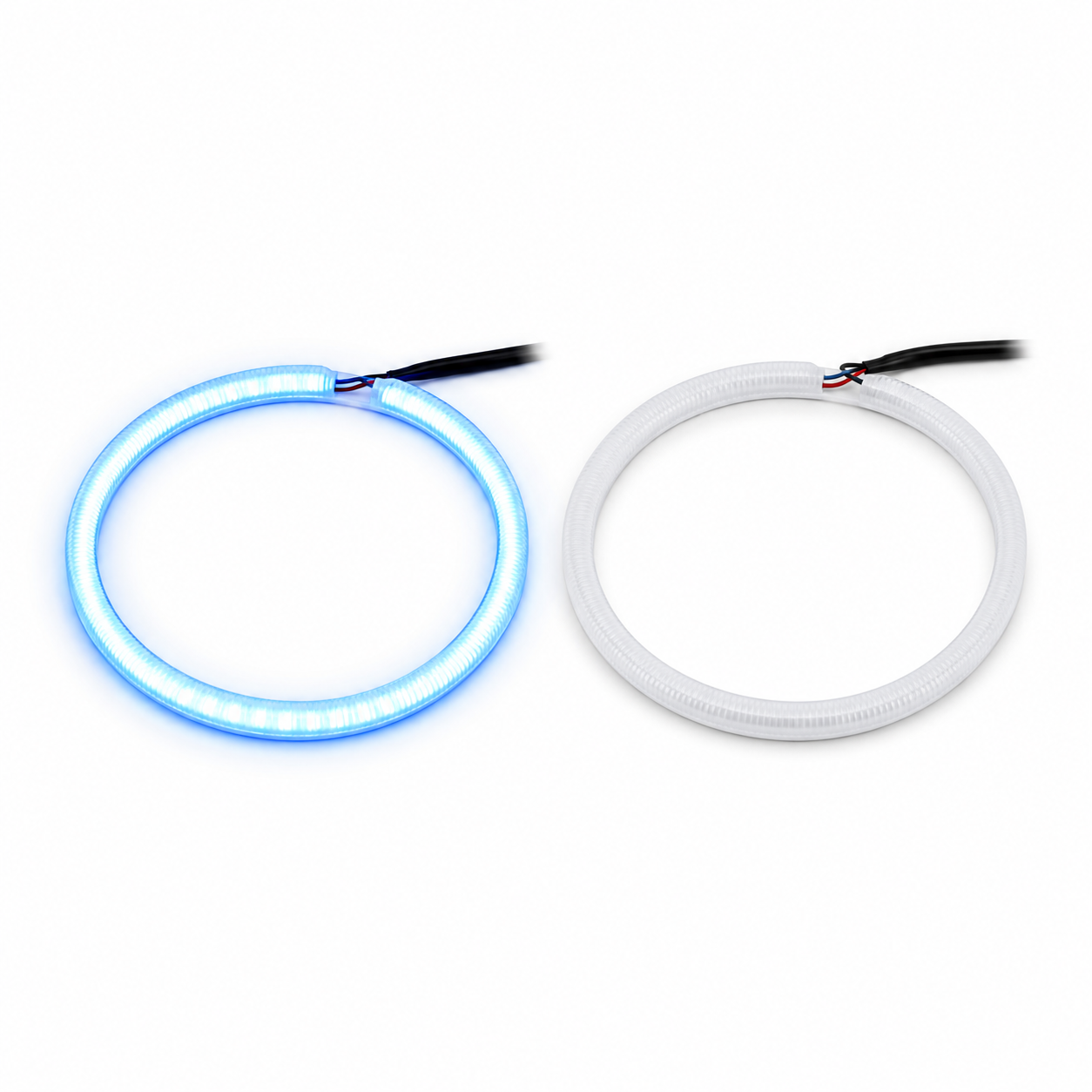 RGB Angel Eyes Halo Rings Lights with Turn Signal Lights APP Bluetooth LED