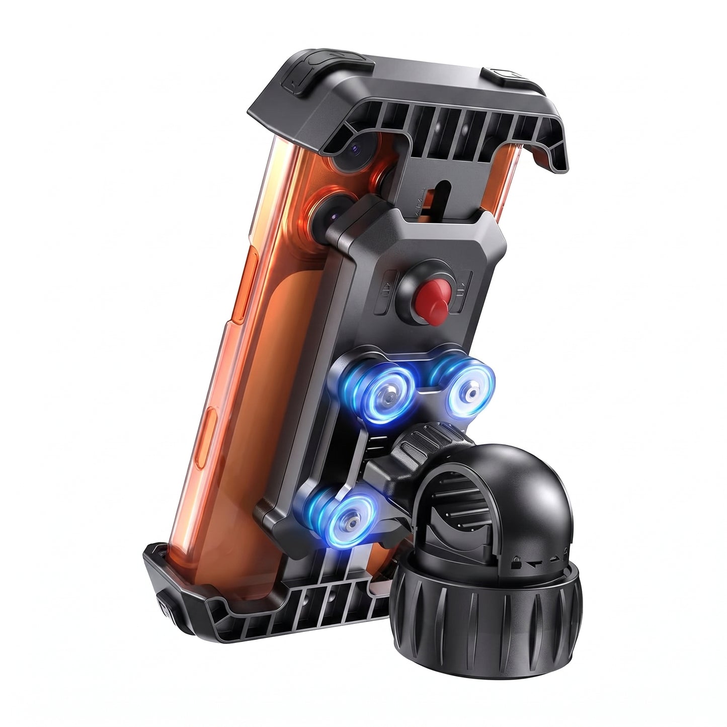 Motorcycle Phone Holder - Anti-Shake Motorcycle Mount 2026 Dual Vibrat