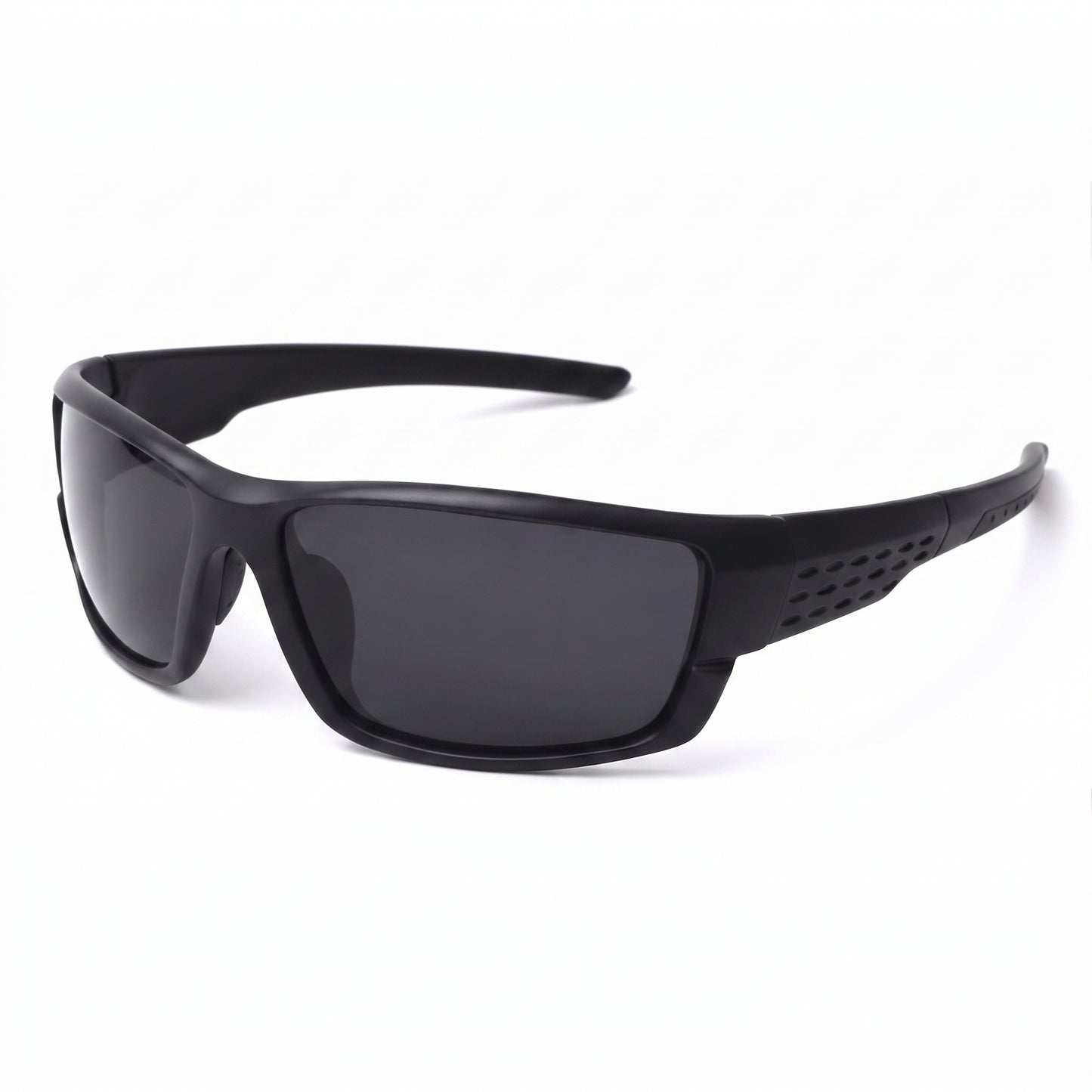 Motorcycle Accessory - TAGION Black Plastic Polarized Sunglasses Men O