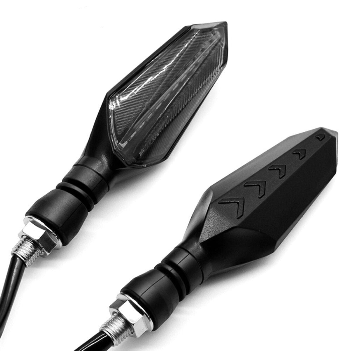 Harley-Davidson motorcycles equipped with Universal Motorcycle LED Turn Signal Sequential Flow lights feature a Sequential Flow pattern for enhanced safety.