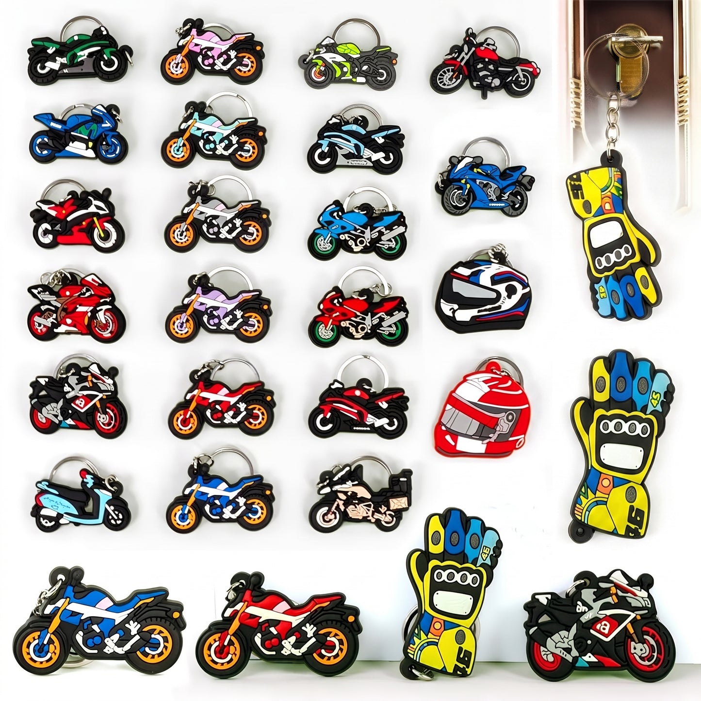 Stainless Steel Biker Ring - Cool Motorcycle Keychain Hot Sale Motorbi