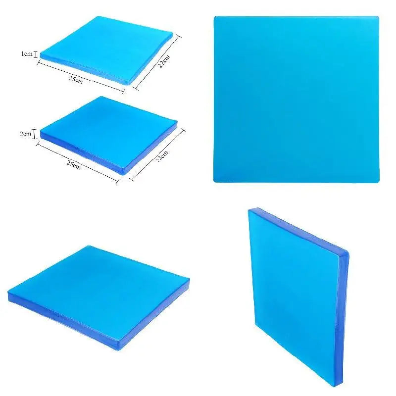 Motorcycle Gel Seat Cushion - Shock Absorbing Comfort Pad