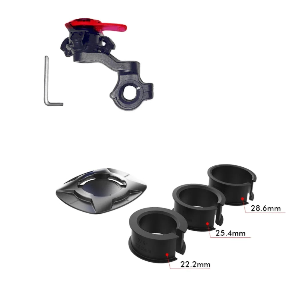 Motorcycle Phone Holder - Handlebar Rotatable Bicycle Bracket Security
