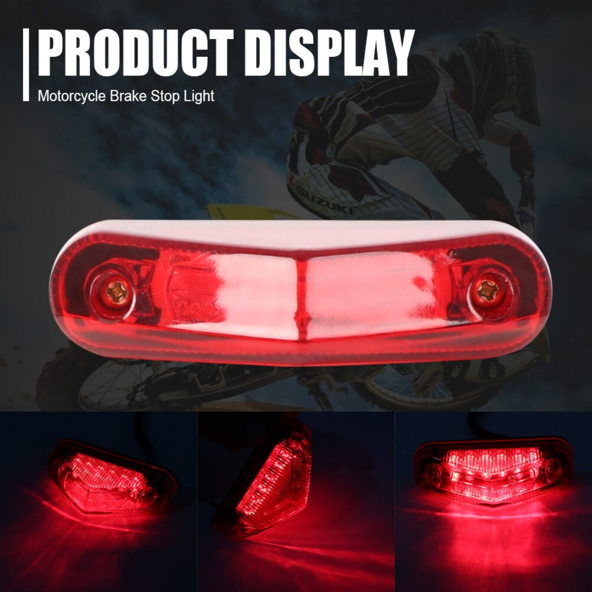 Universal Motorcycle 12V LED Tail Light