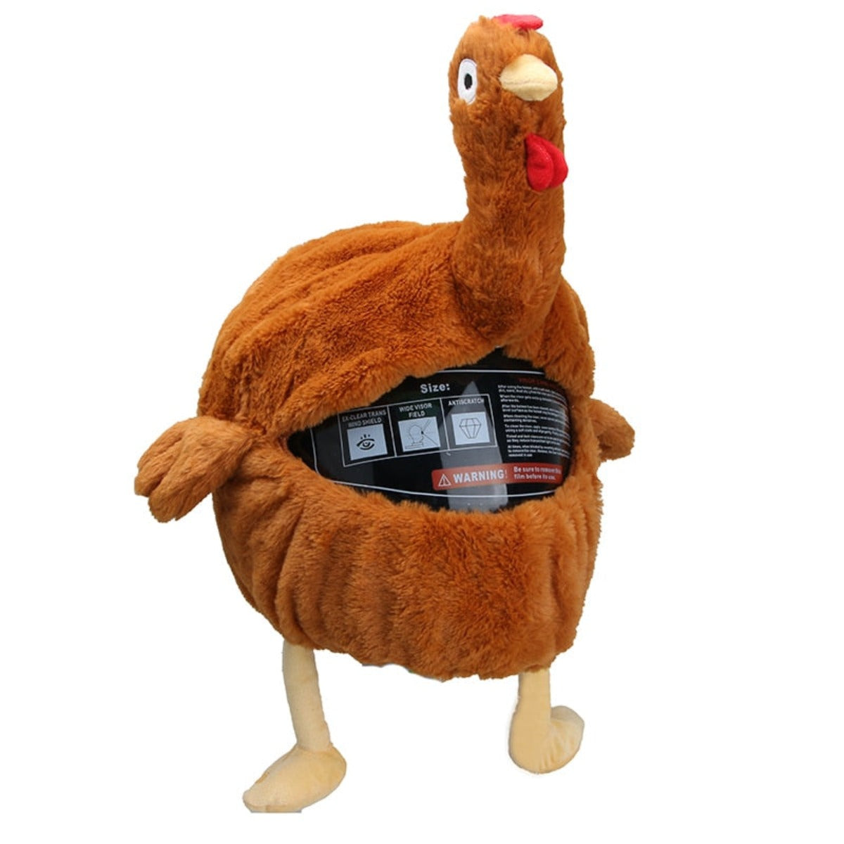 A cool and attention-grabbing Cool Motorcycle Helmet Cover - Turkey is sitting on top of a white background.