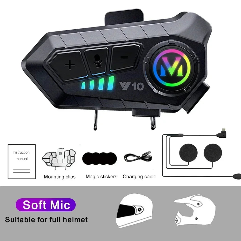 ALR Motorcycle Helmet Bluetooth Headset
