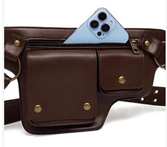 ALR™ Cool Punk Motorcycle Style Waist Bag