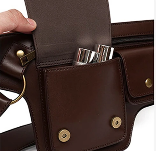 ALR™ Cool Punk Motorcycle Style Waist Bag