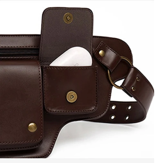 ALR™ Cool Punk Motorcycle Style Waist Bag