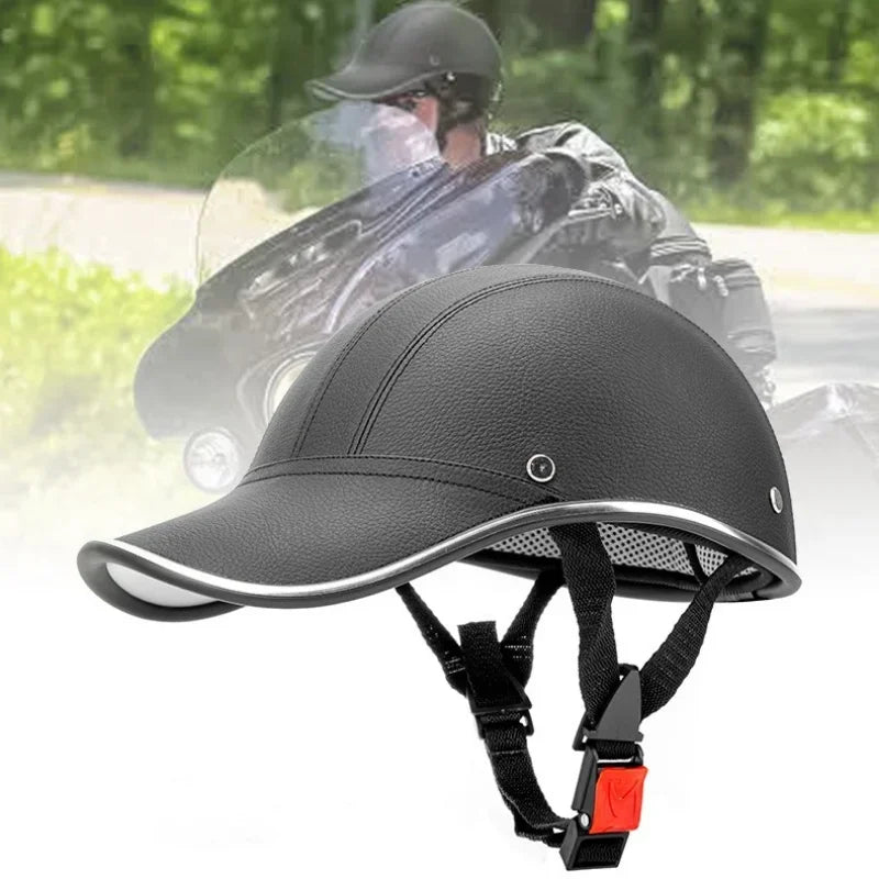 baseball helmet motorcycle Medium and can be disassembled and washed Baseball Cap Motorcycle Helmet |
