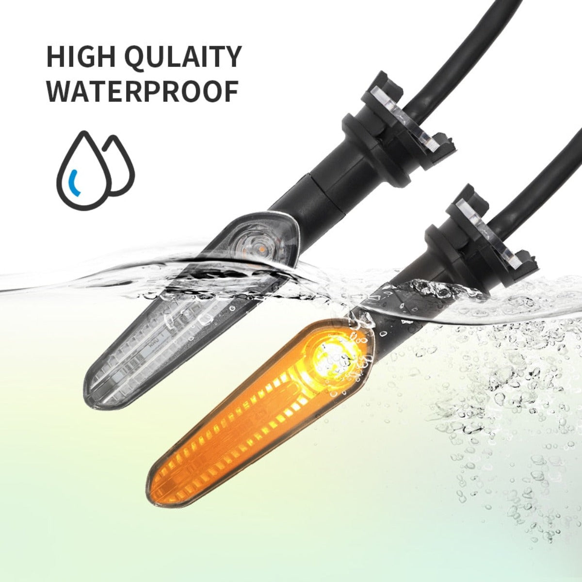 Motorcycle Turn Signal Front/Rear Indicator Flasher Light for Yamaha