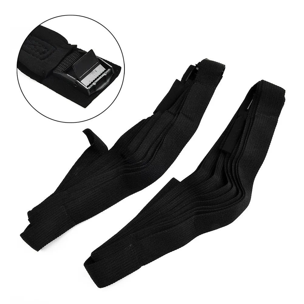 Motorcycle Tie-Down Straps - 5M Strong Ratchet Belt Car Tension Rope T