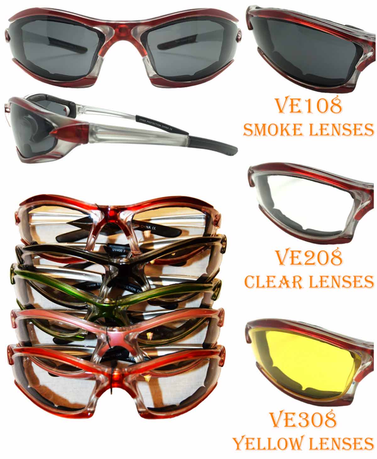 VE-08 UV400 Filtering Sunglasses