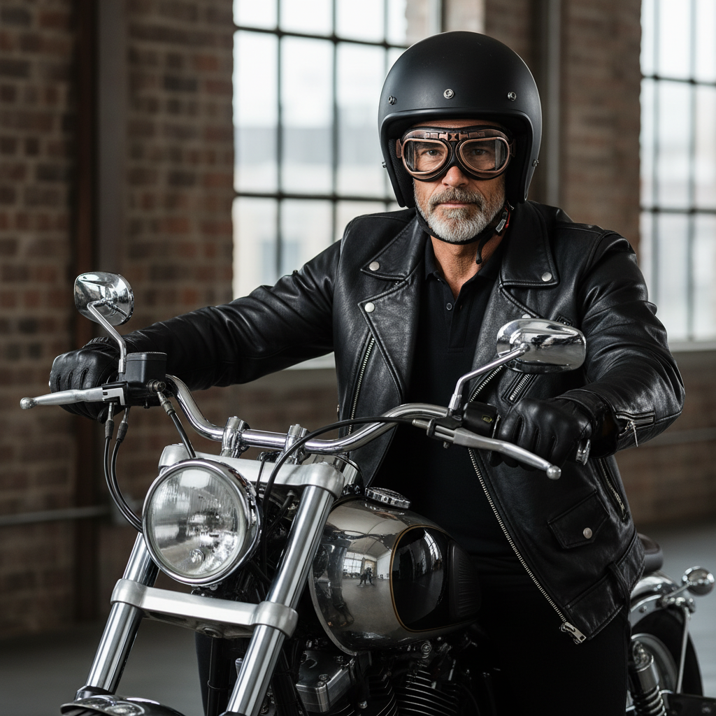 Vintage Aviator Motorcycle Goggles