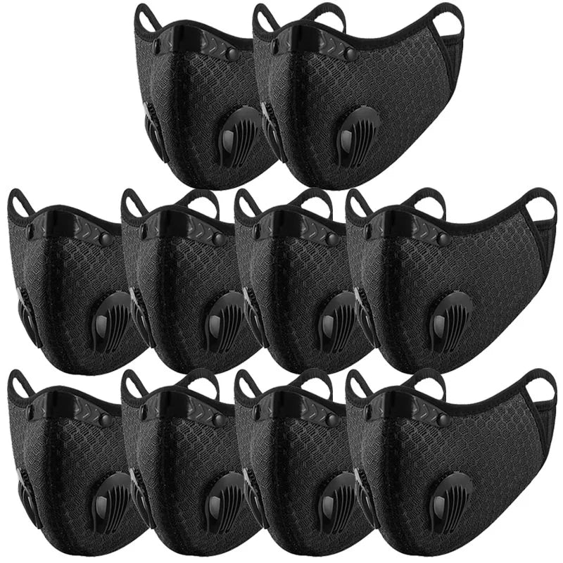 Reusable Facemask w/Activated Carbon Filters