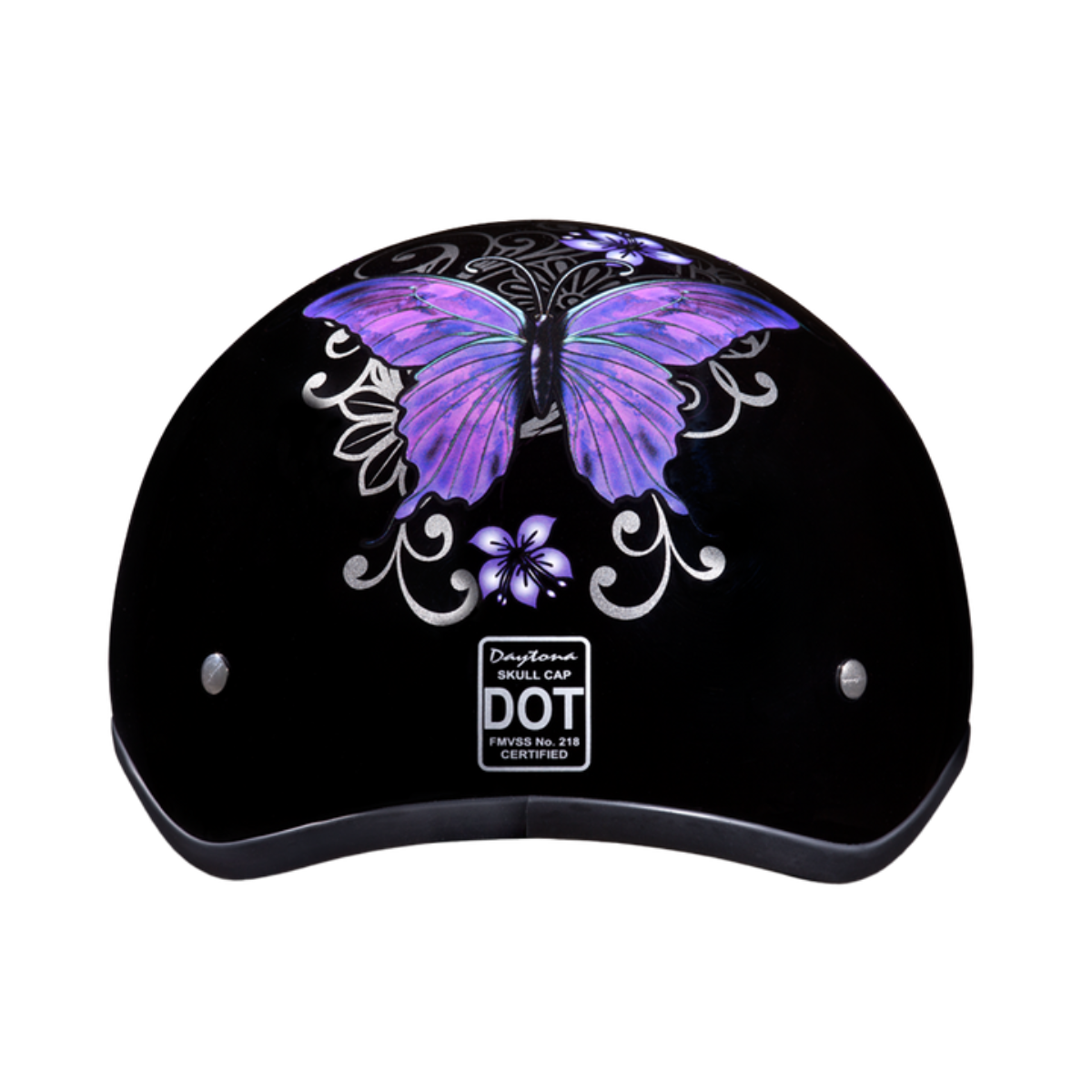 Daytona D.O.T Skull Cap - w/Butterfly Helmet