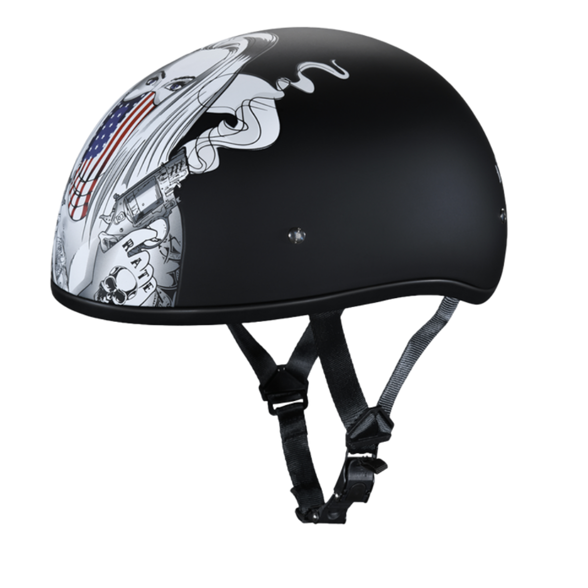 Daytona D.O.T Skull Cap - w/Make 'Em Pay Helmet