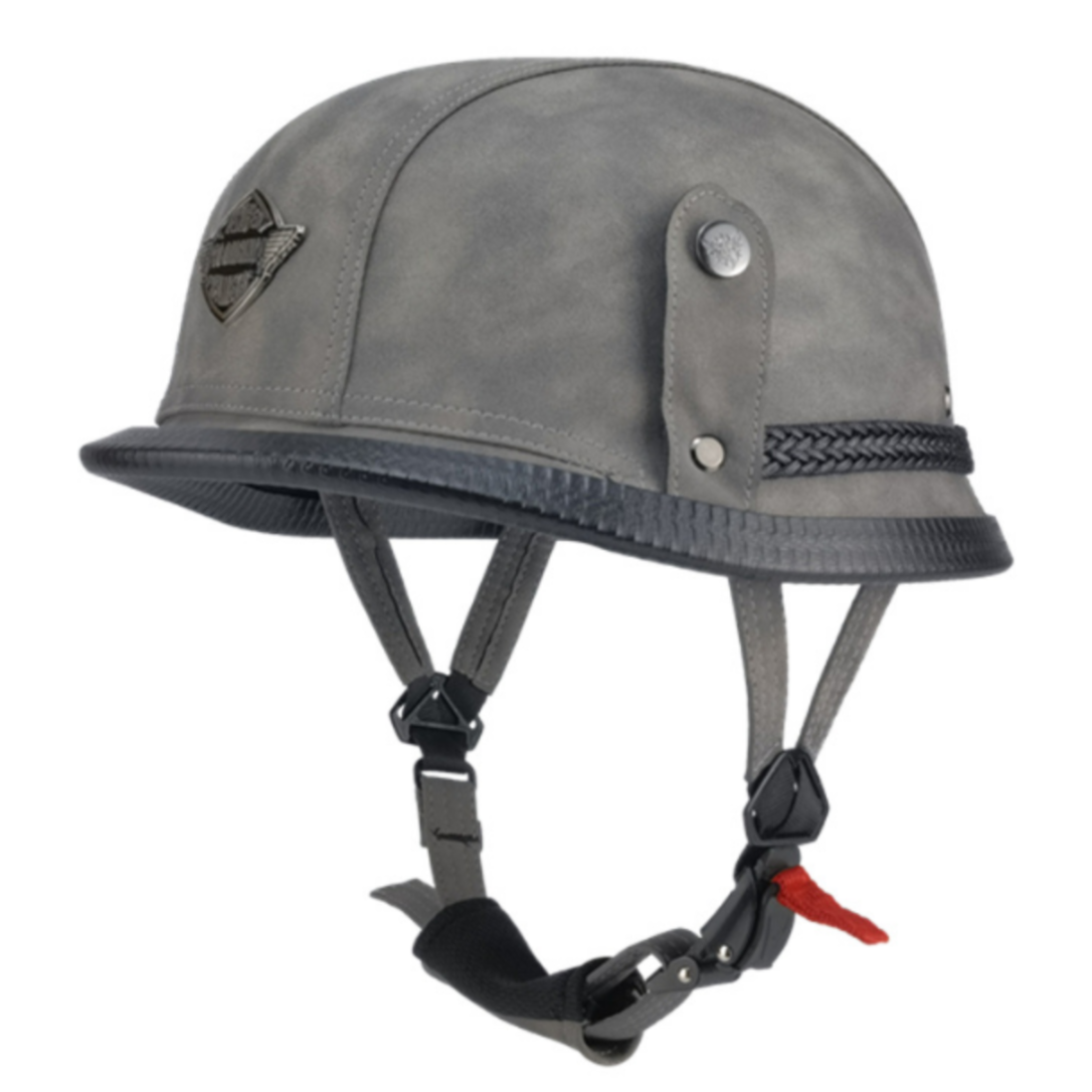 german dot motorcycle helmet D.O.T Certified German Style Retro Half Shell Helmet