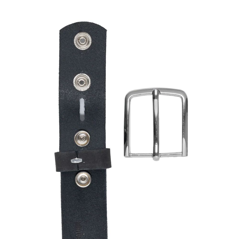 Gunmetal Nubuck Belt Belt Accessories