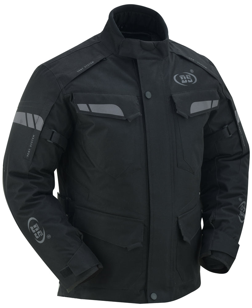 Heavy Duty Polyester Textile Mens motorcycle Jacket