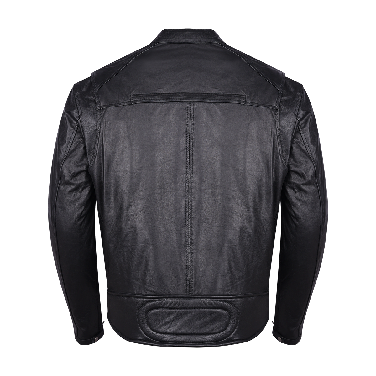 Vance Leather High Mileage Premium Men's Black Leather Jacket