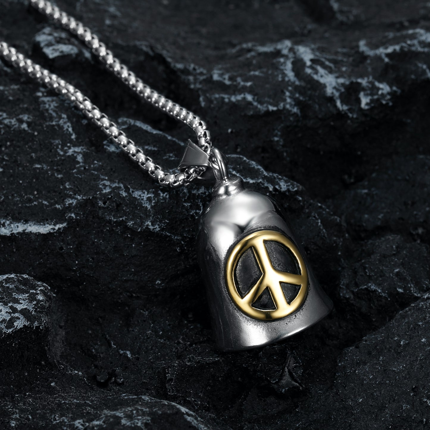 Peace Gremlin Bell, Gold