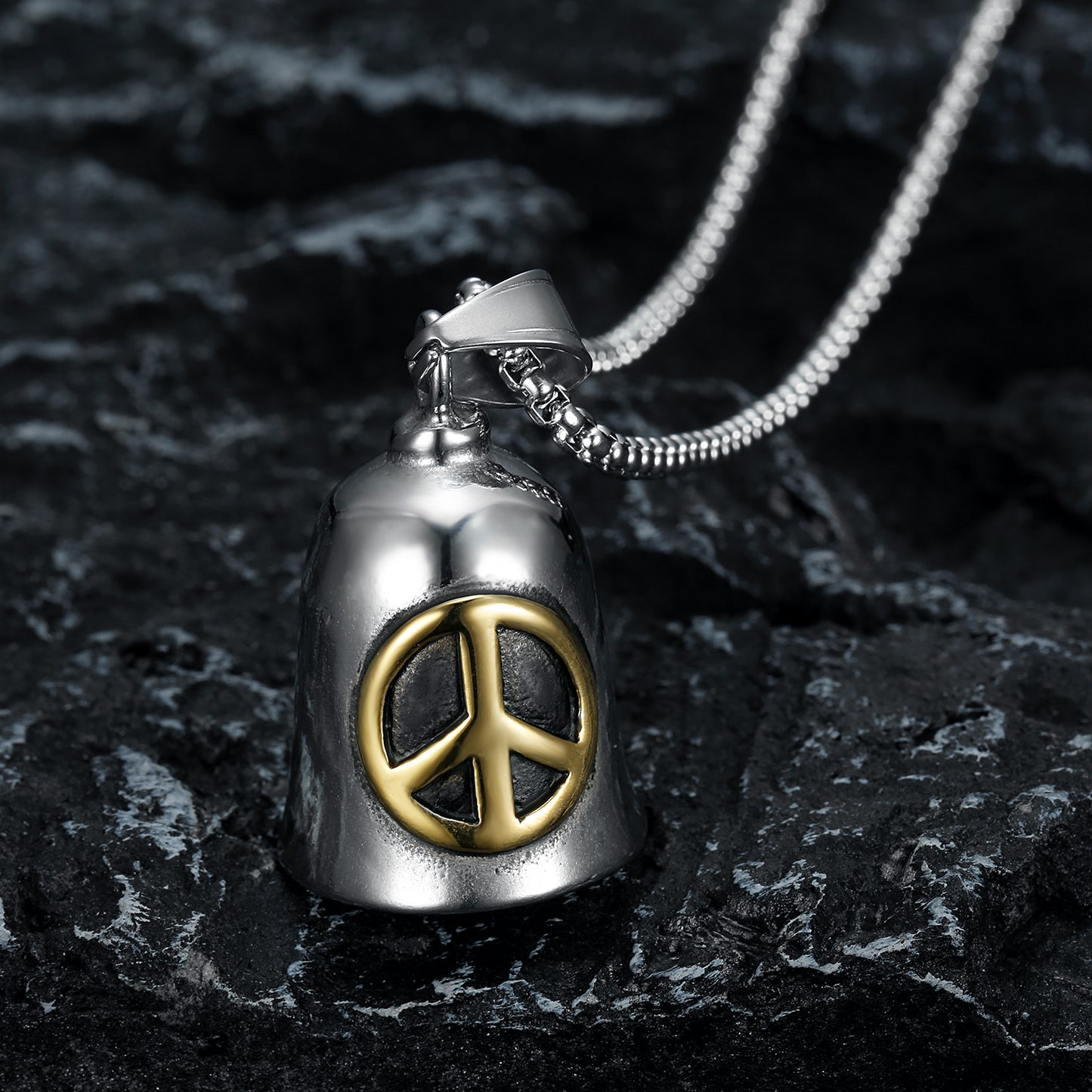 Peace Gremlin Bell, Gold