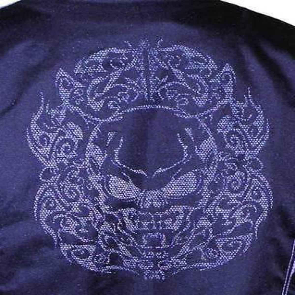 Vance Leather Ladies Reflective Skull Crystal Jacket with Color Accents