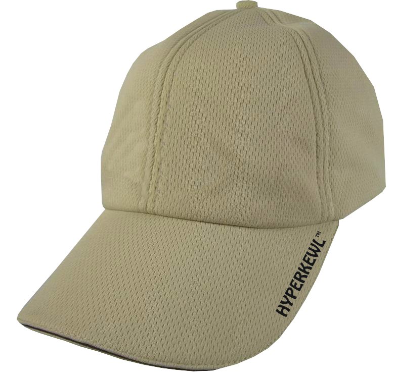 TechNiche® Evaporative Cooling 6 Panel Baseball Cap, Khaki