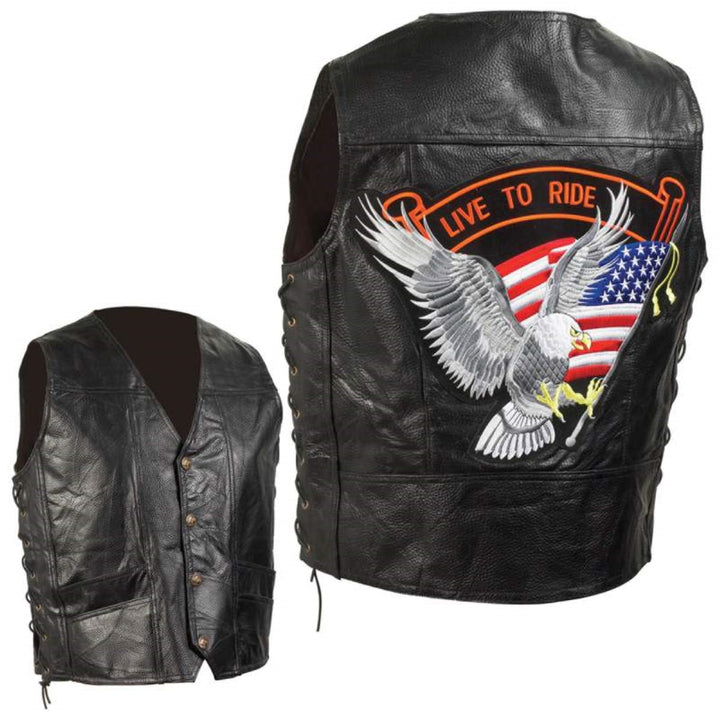 Jillian Hand-Sewn Live To Ride Vest