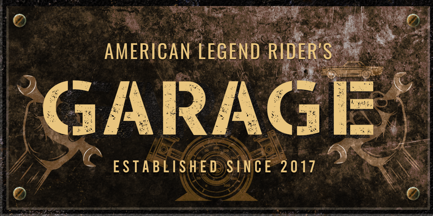Rustic Personalized Garage Sign, Ready to Hang