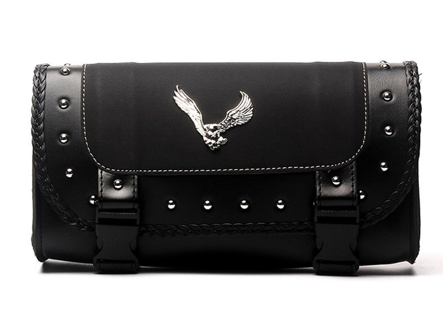 Motorcycle Eagle Emblem Saddle Bag - American Legend Rider
