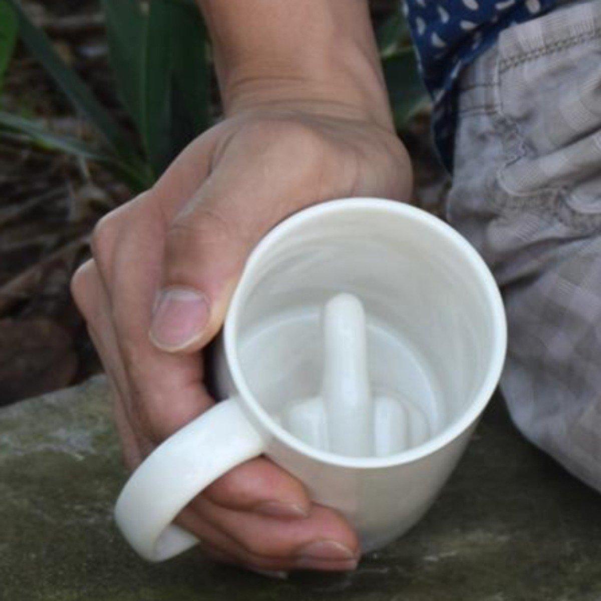 3D Middle Finger Mug - American Legend Rider