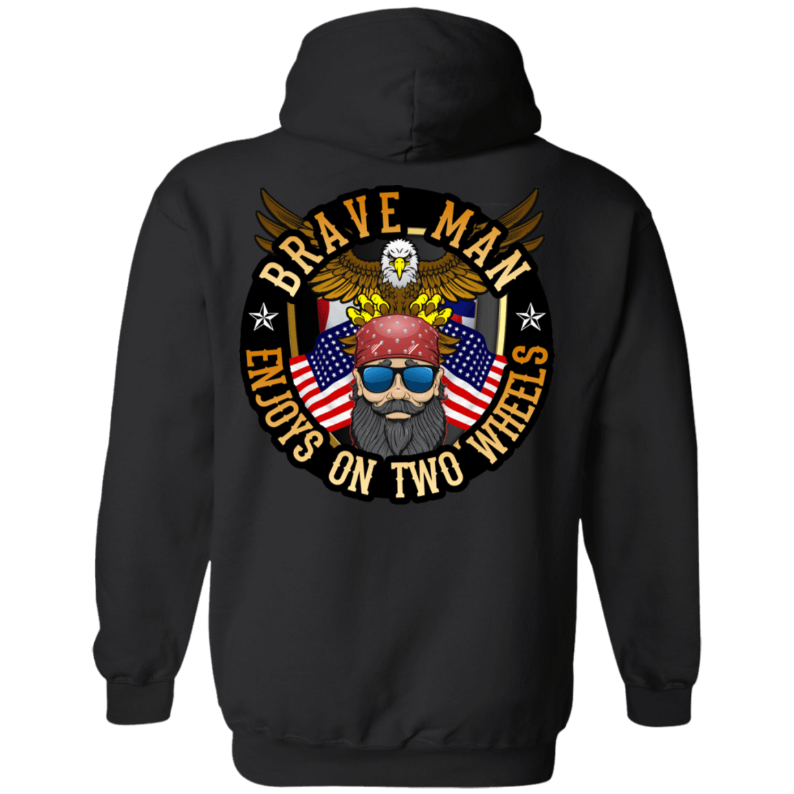 Enjoys on Two Wheels Hoodie - American Legend Rider