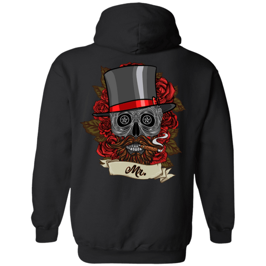 Vintage Floral Skull Hoodie - American Legend Rider