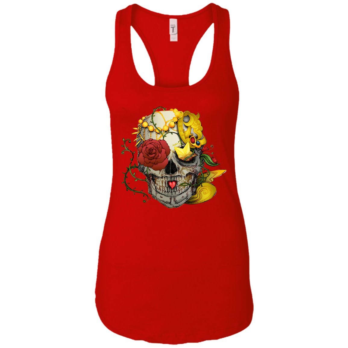 Rose Skull Tank Top - American Legend Rider