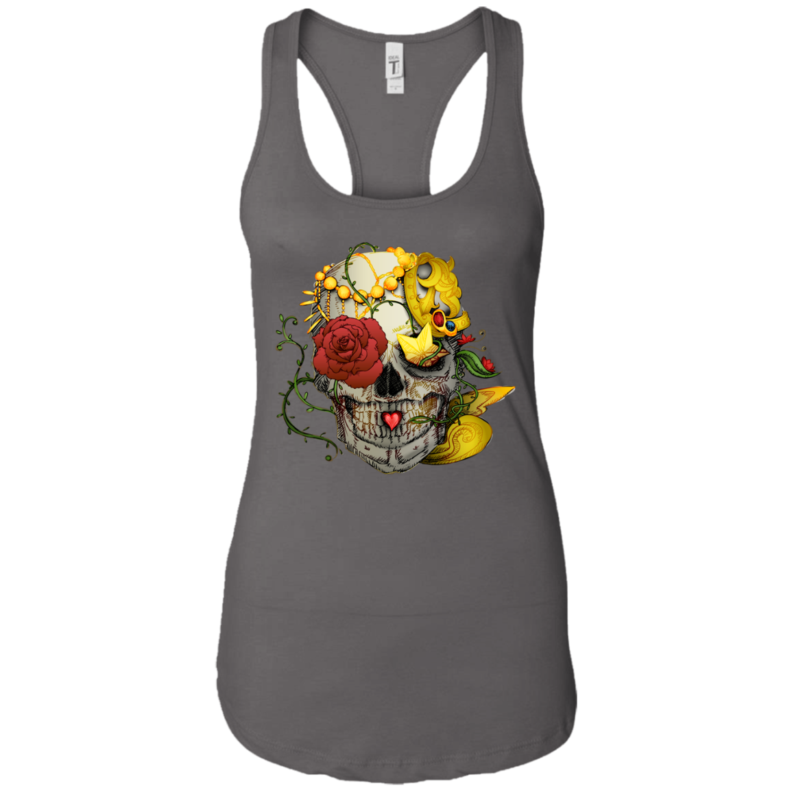 Rose Skull Tank Top - American Legend Rider