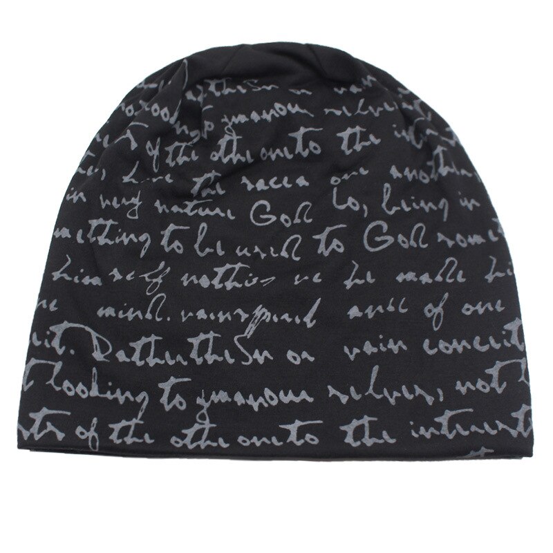 A Fashionable Printed Beanie Hat