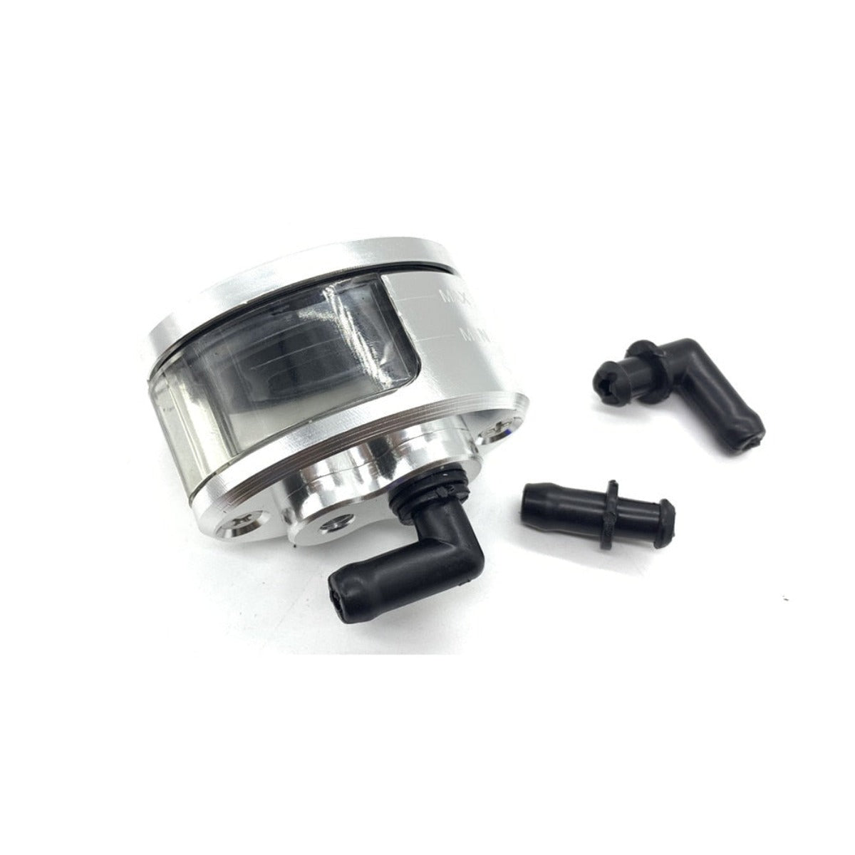 Motorbike Clutch & Brake Cylinder Fluid Reservoir Cup - Silver