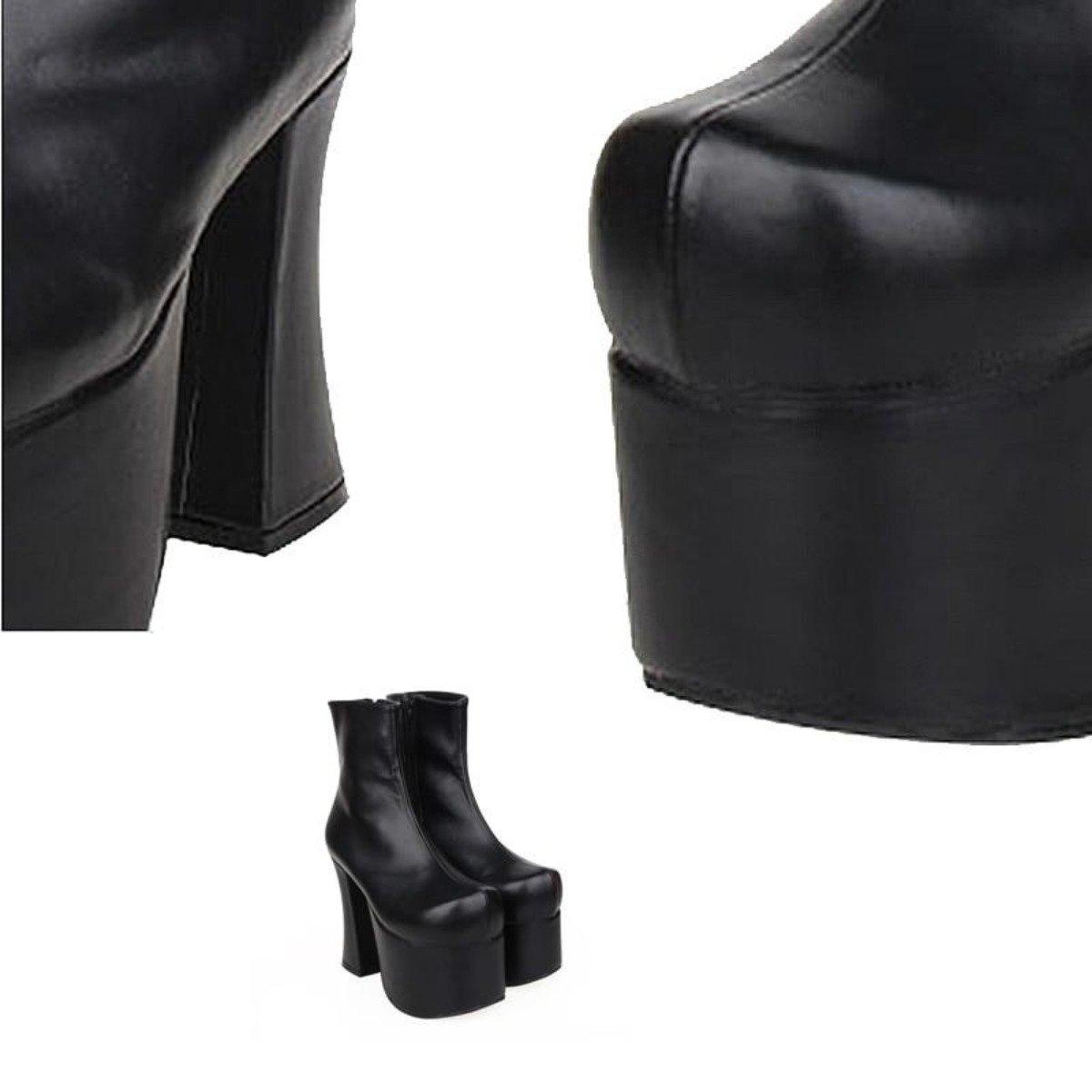 Women's Mid Calf Punk Boots - American Legend Rider