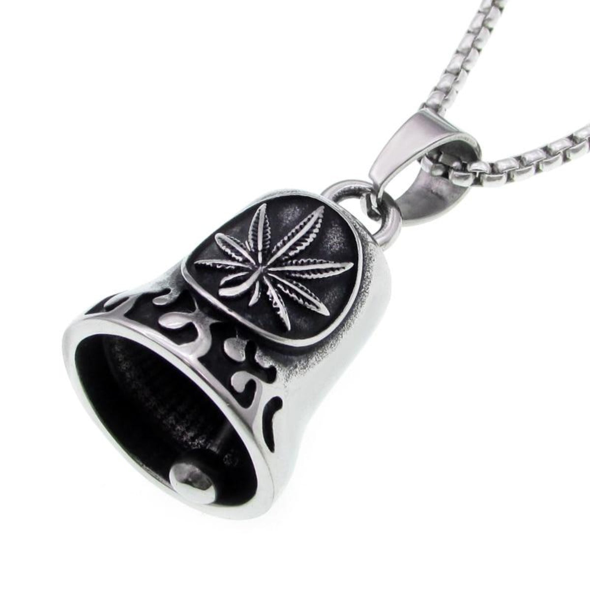 Stainless Steel Pot Leaf Gremlin Bell