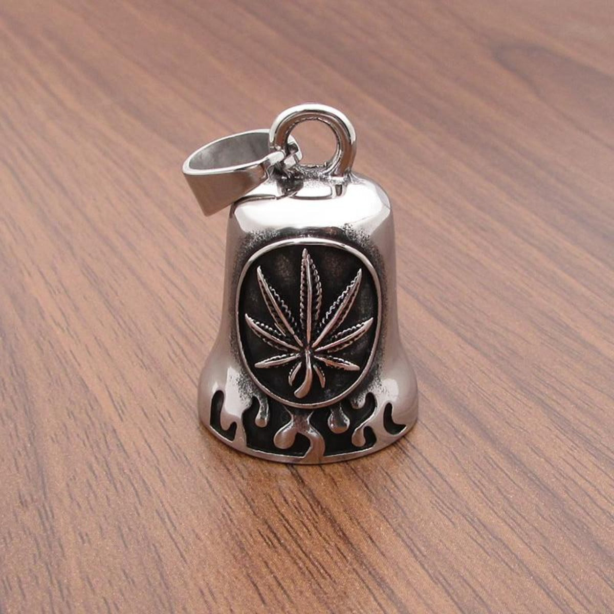 Stainless Steel Pot Leaf Gremlin Bell
